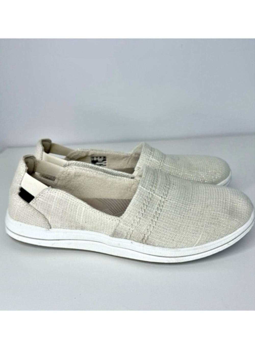 Clarks Cloudsteppers Breeze Step II Cream Natural Interest Women's Size 7 Wide